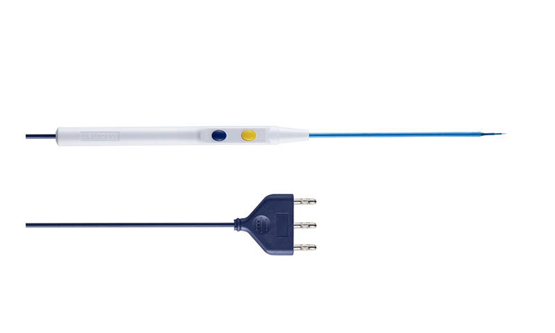 Diposable ESU pencil with Telescoping Microdissection Needle